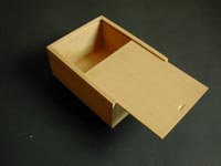 Sliding lid box drawing
